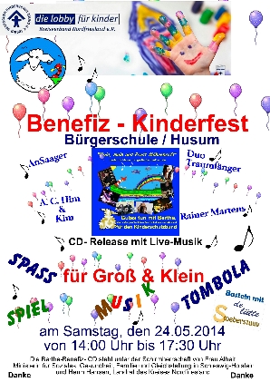 BENEFIZ-Kinderschutzbund-Fest am 24.5.2014